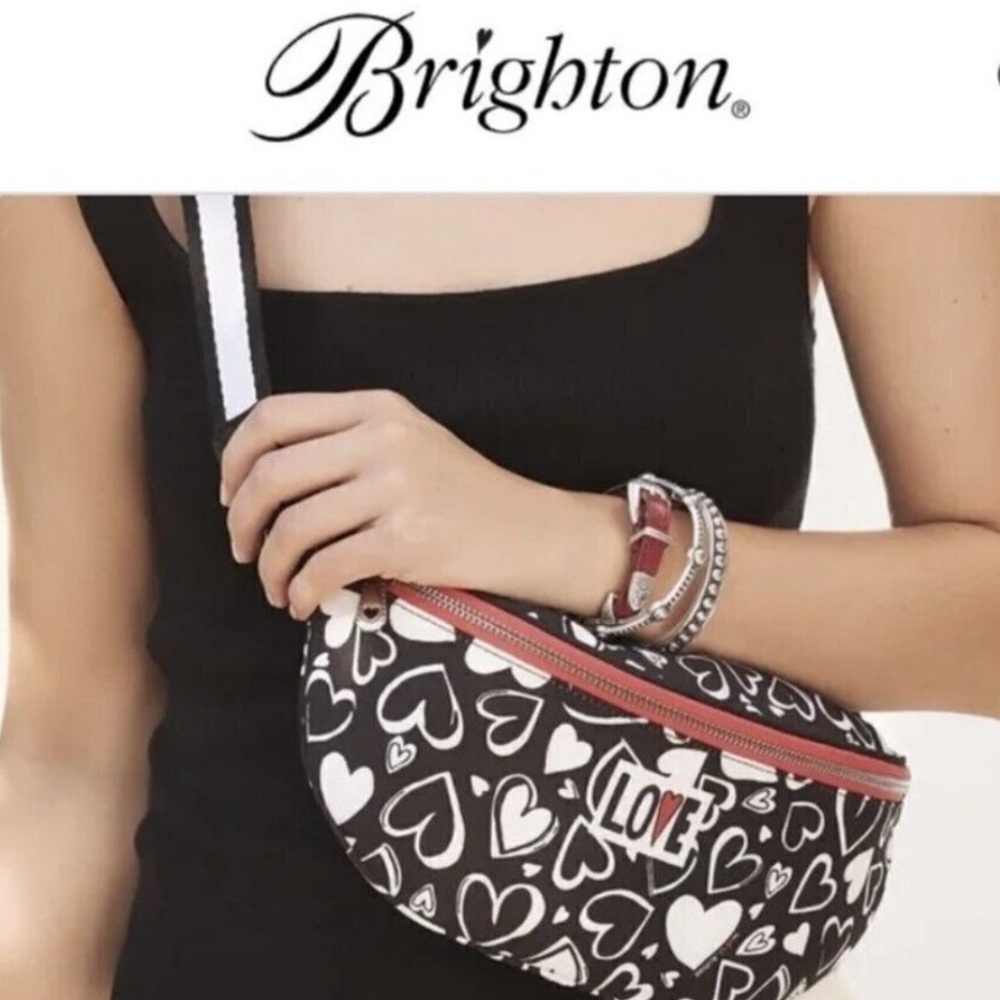 Brighton Endless Love Nylon Belt Bag / Crossbody Bag